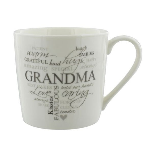 Heartfelt Moments Typography Mug - Grandma