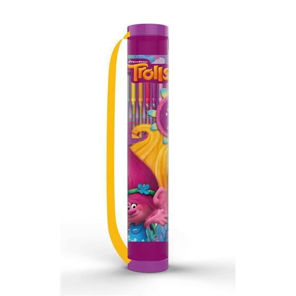 Trolls Activity Stationary &amp; Sticker Carry Tube