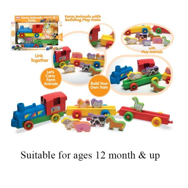 Farm Train Set (55210)  by AtoZ Toys