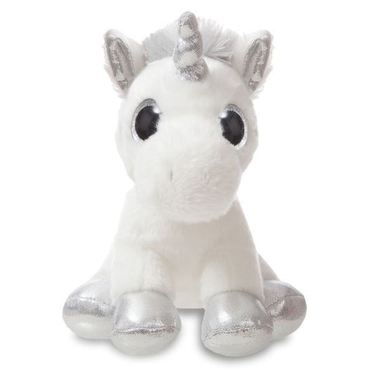 7 Inch Silver Sparkle Tales Unicorn