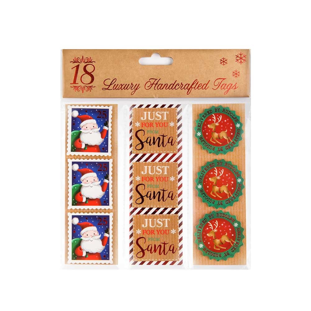 Traditional Christmas Gift Tags (x18)