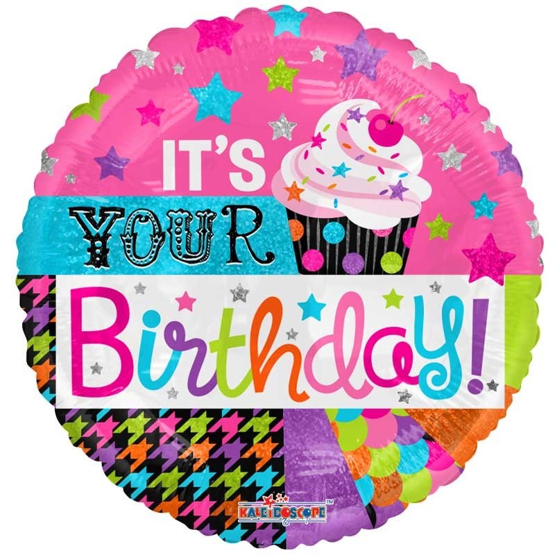 18inchIt&#039;s Your Birthday Cupcake Balloon