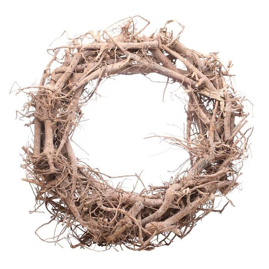 36cm Round Twig Wreath