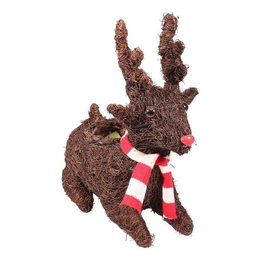 27cm Salim Lying Reindeer Planter