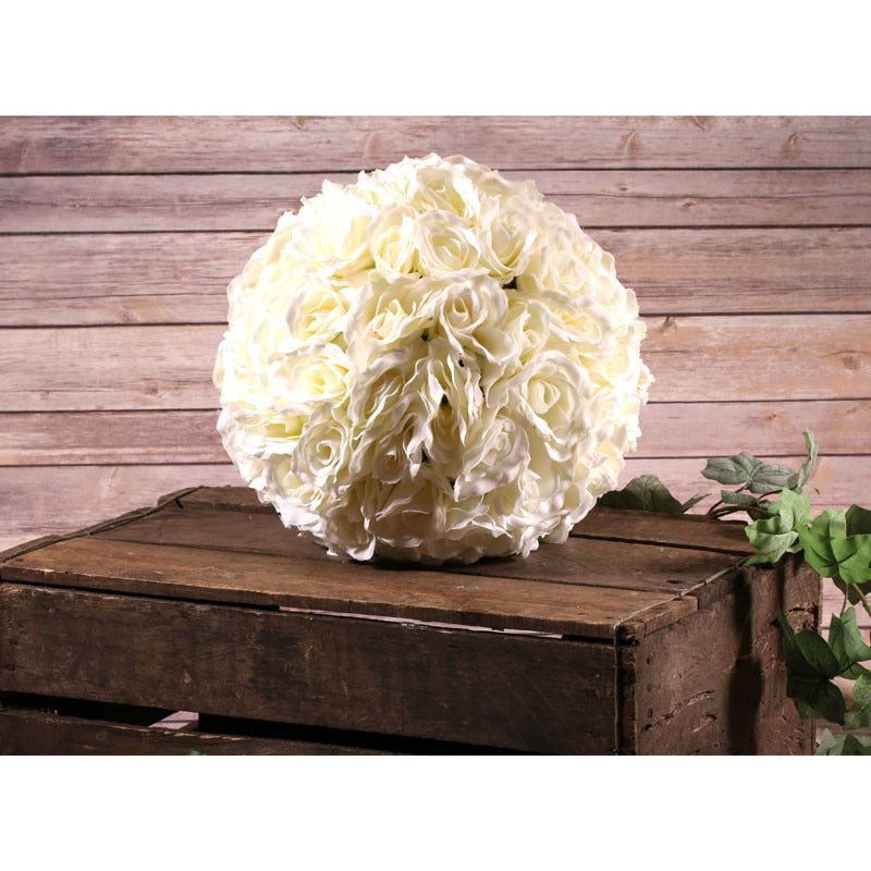 30cm Rose Pomander Cream (2/4)