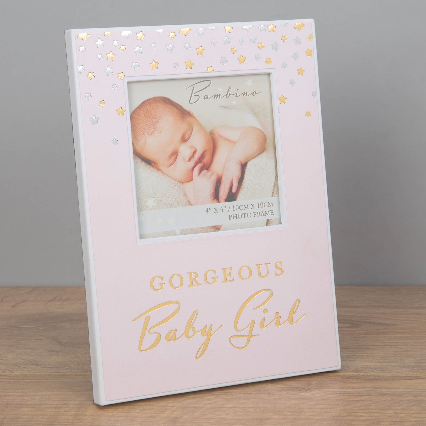 Baby Girl Bambino Paperwrap Photo Frame 4&quot; x 4&quot;