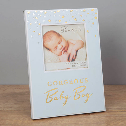 Baby Boy Paperwrap Photo Frame 4&quot; x 4&quot;