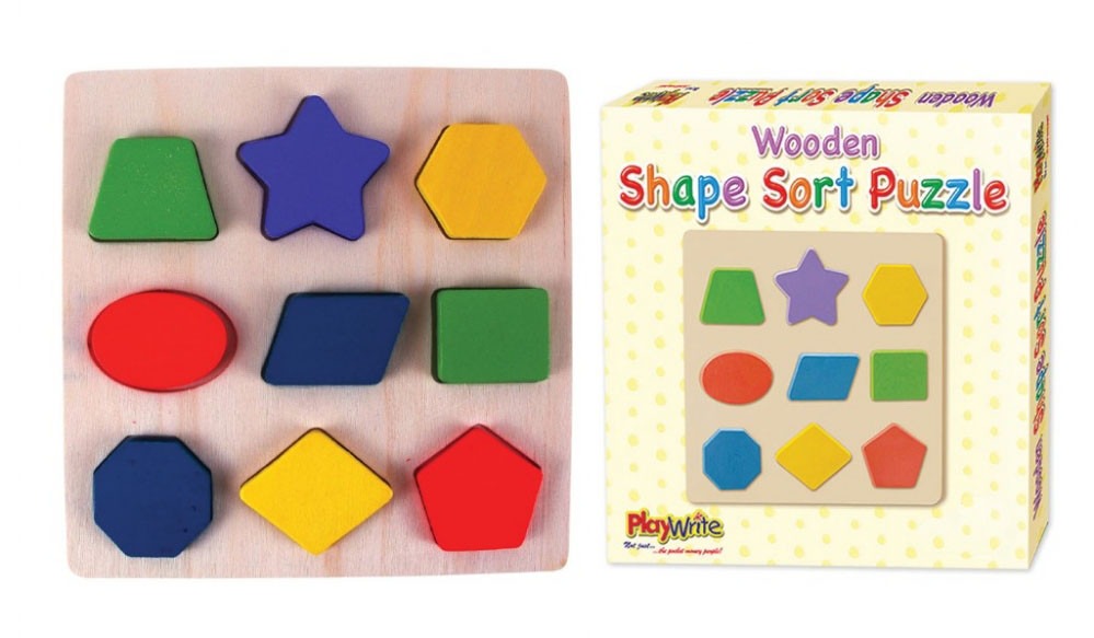 Wooden Shape & Sort Puzzle