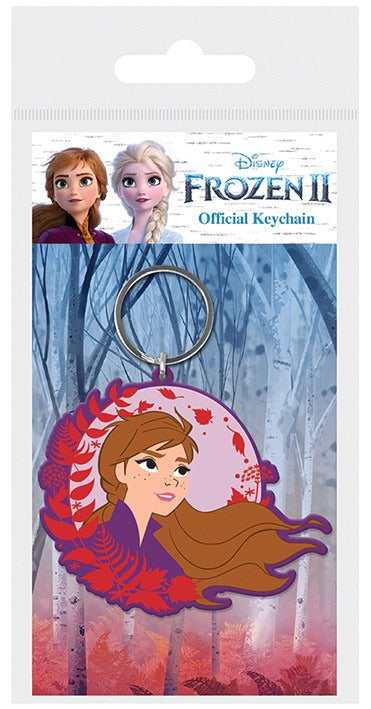 Frozen 2 Anna Rubber Keychain