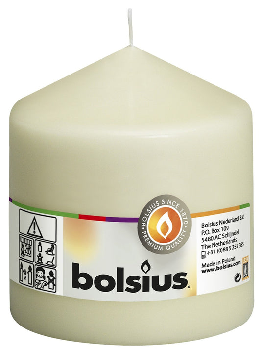 Bolsius Ivory Pillar Candle (100x 98mm)