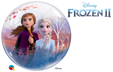 22&quot; Single Bubble Frozen II Balloon