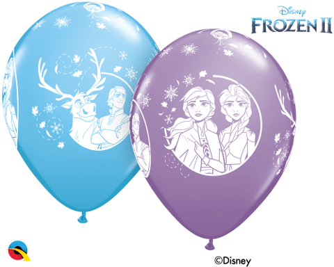 Assorted 12&quot; Latex Frozen II Balloons (6pk)