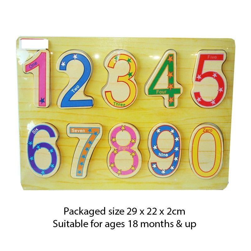 Wooden Numbers Puzzle