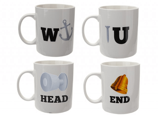 Rude Slogan Mugs