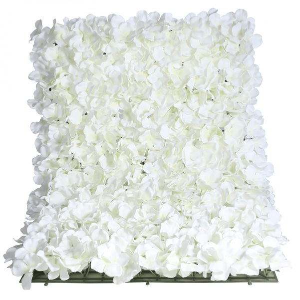 White Hydrangea Flower Wall Bundle (1.2 x 1.8M)