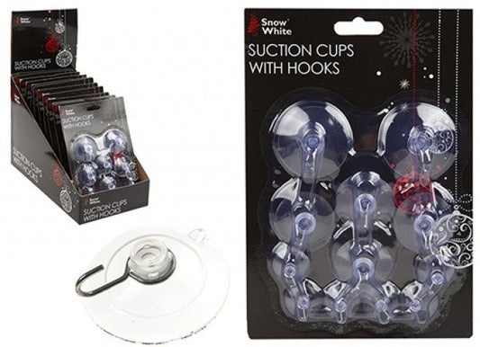 12Pc Suction Hooks