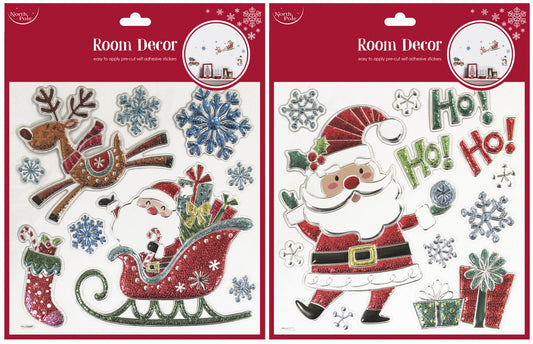 Christmas Decor Stickers (Assorted)