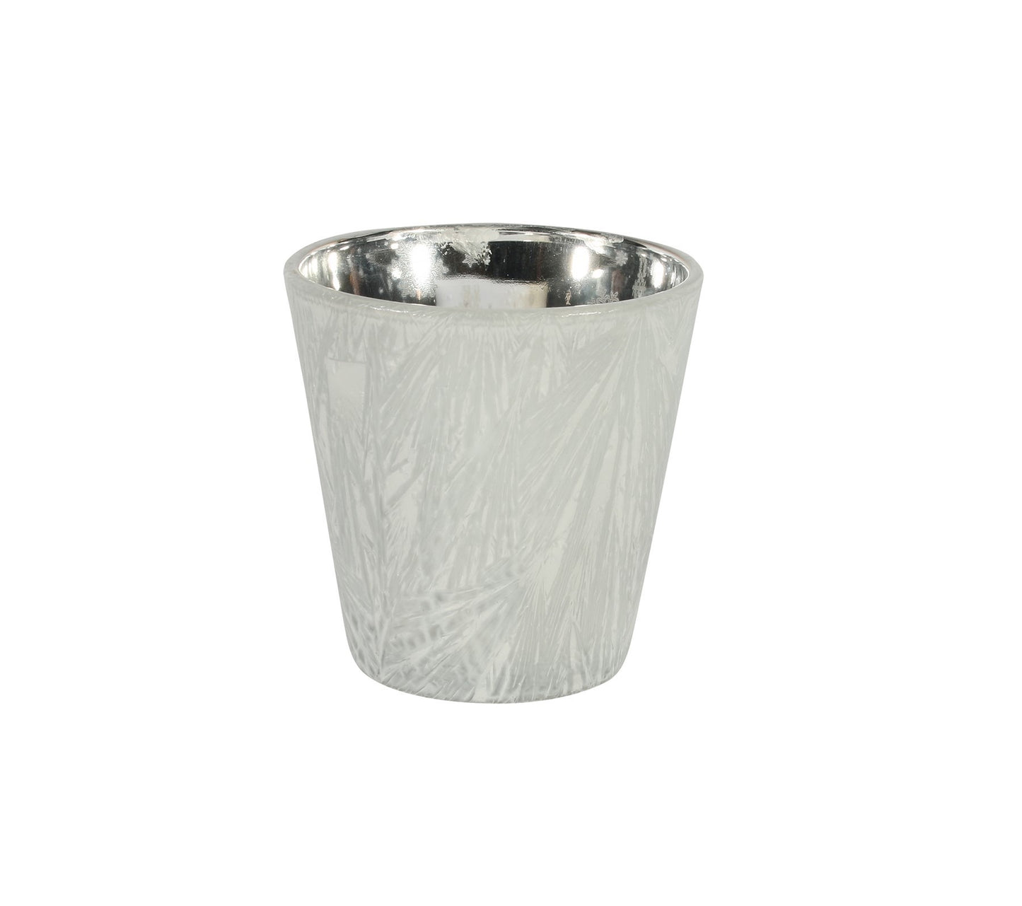 White Frosted Votive Candle Holder (S)