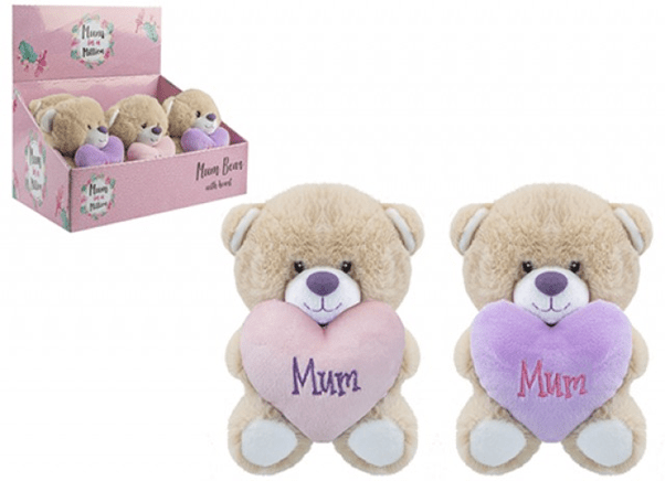 6 Inch Mum Bear with Heart