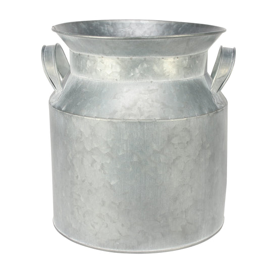 Antique Grey Zinc Milk Churn