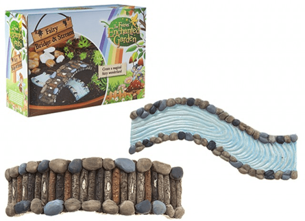 Secret Fairy Garden Bridge And Stream Resin