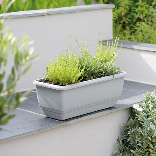 50cm Patio Trough Dove Grey