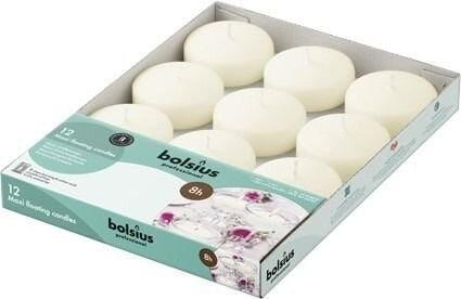 Bolsius Maxi Ivory Floating Candles (x12)