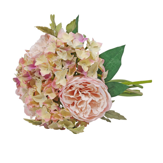 Aquitaine Peony Bouquet Tan (34cm)