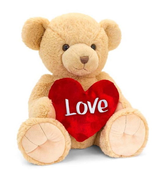 Brown Snuggles Bear With Heart (75cm)