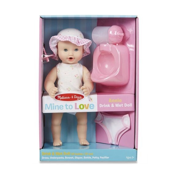 Annie  Drink and Wet Doll (12 inch)