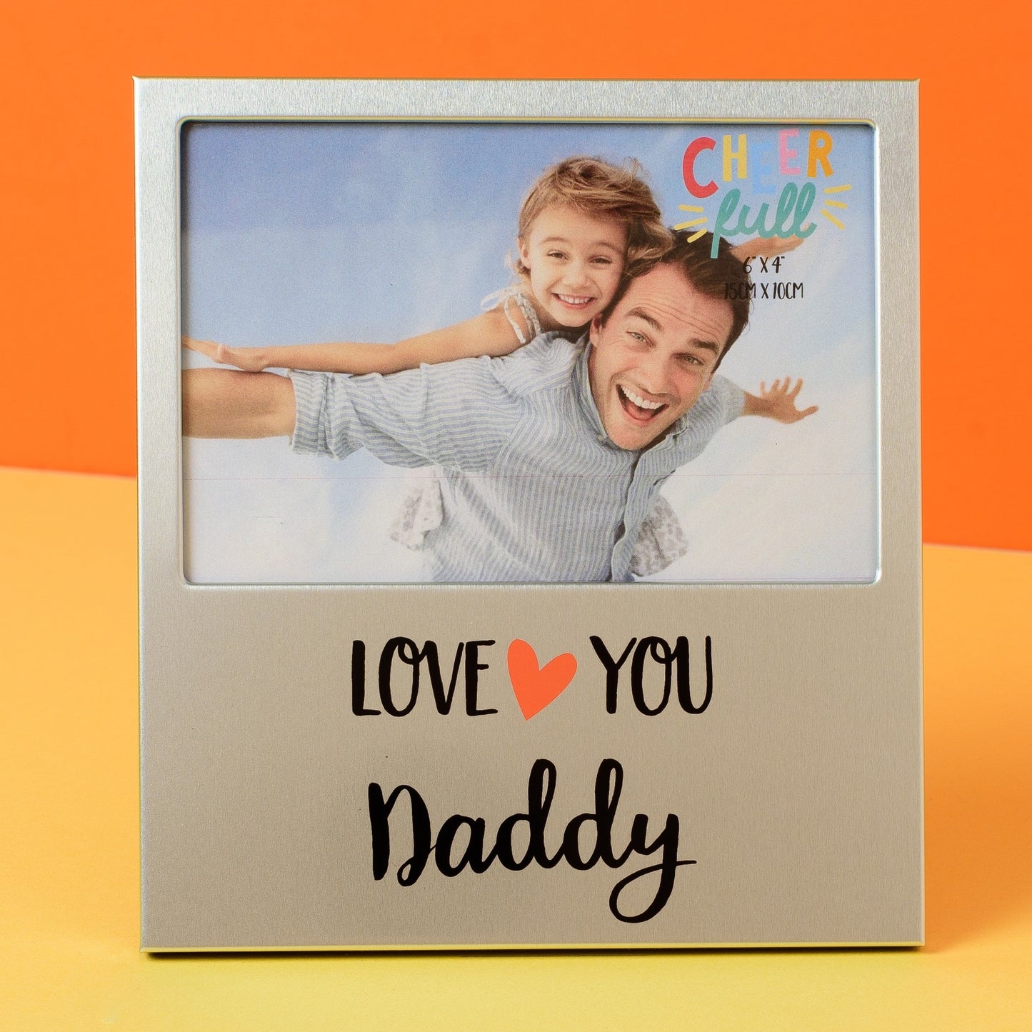 Cheerfull Aluminium Daddy Photo Frame (6 x 4)