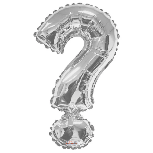 14&quot; Letter Balloon - ? - Silver