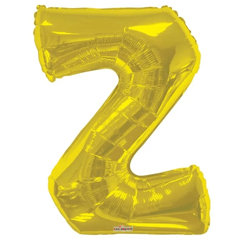 34&quot;  Letter Balloon - Z - Gold