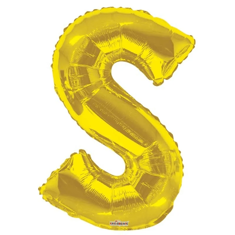 34&quot;  Letter Balloon - S - Gold