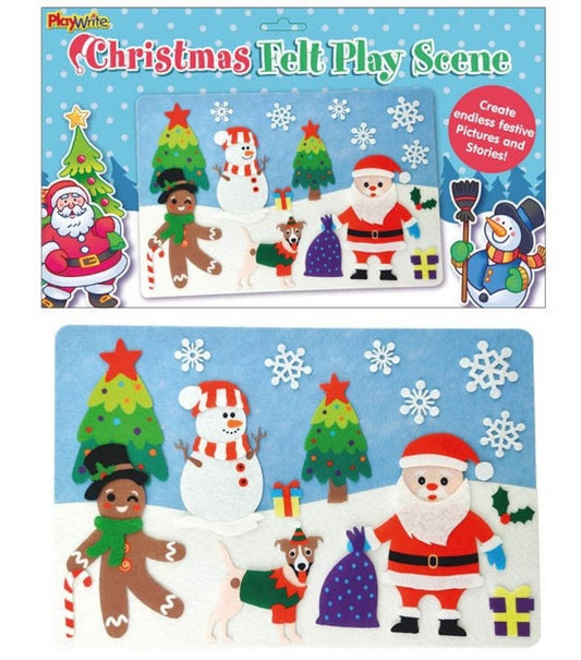 Christmas Felt Play Scene