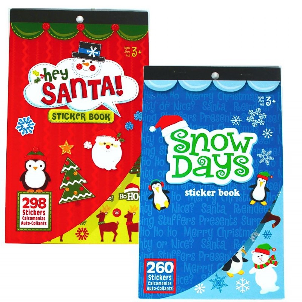 Christmas Sticker Books (Assorted)