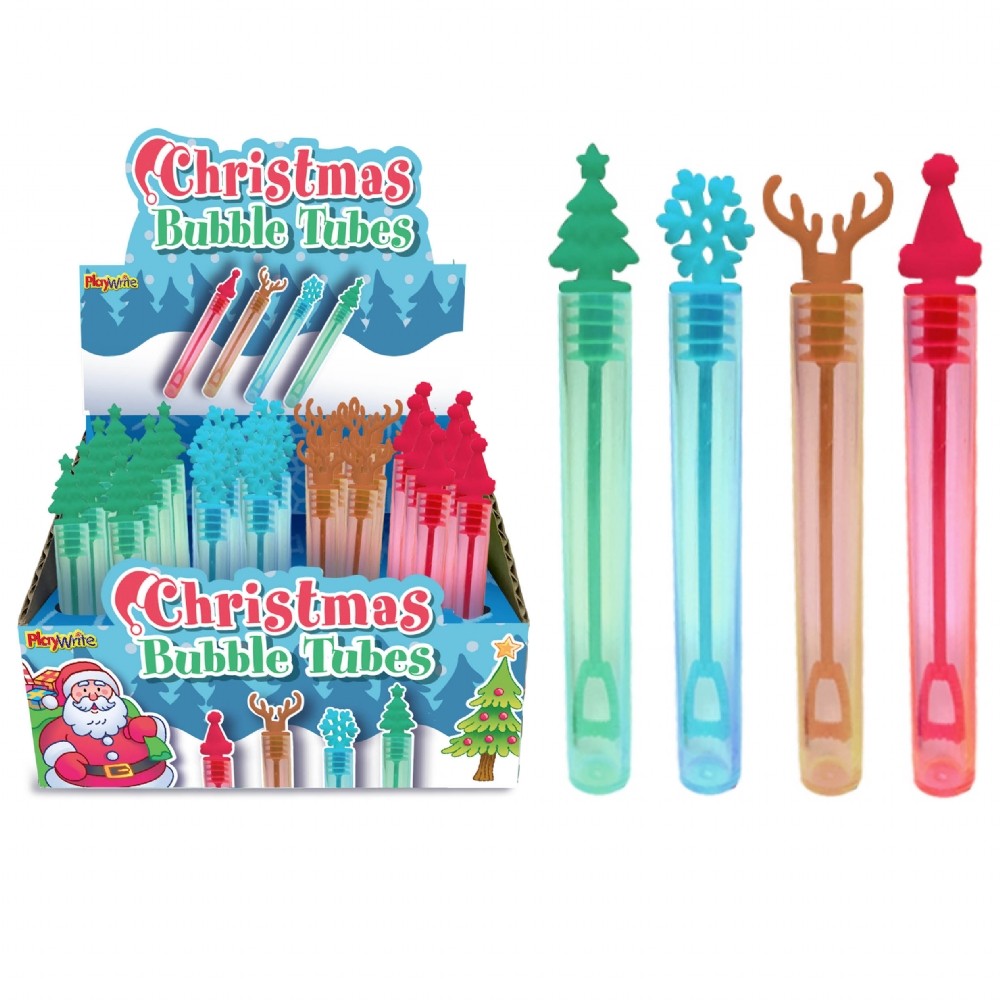 Christmas Bubble Tubes (Assorted)