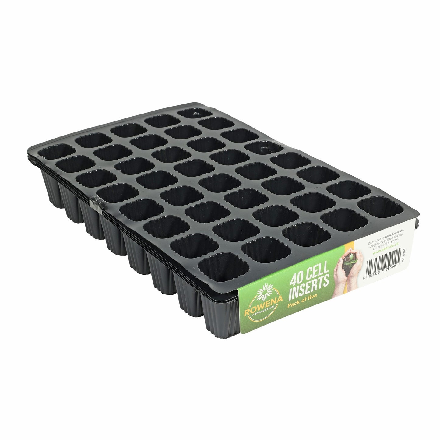 Gardening Planting 40 Black Cell Inserts (pack of 5)