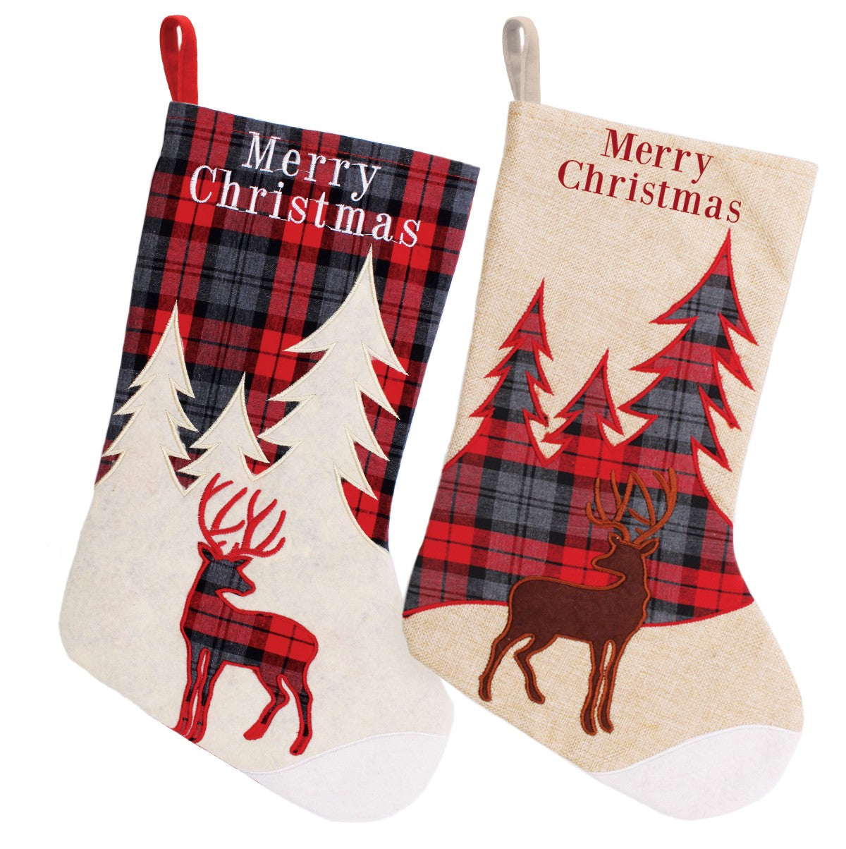 Tartan Christmas Stocking (Assorted)