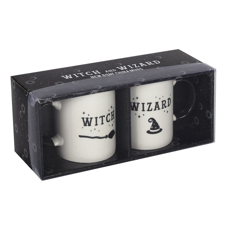 Witch &amp; Wizard Mug Set