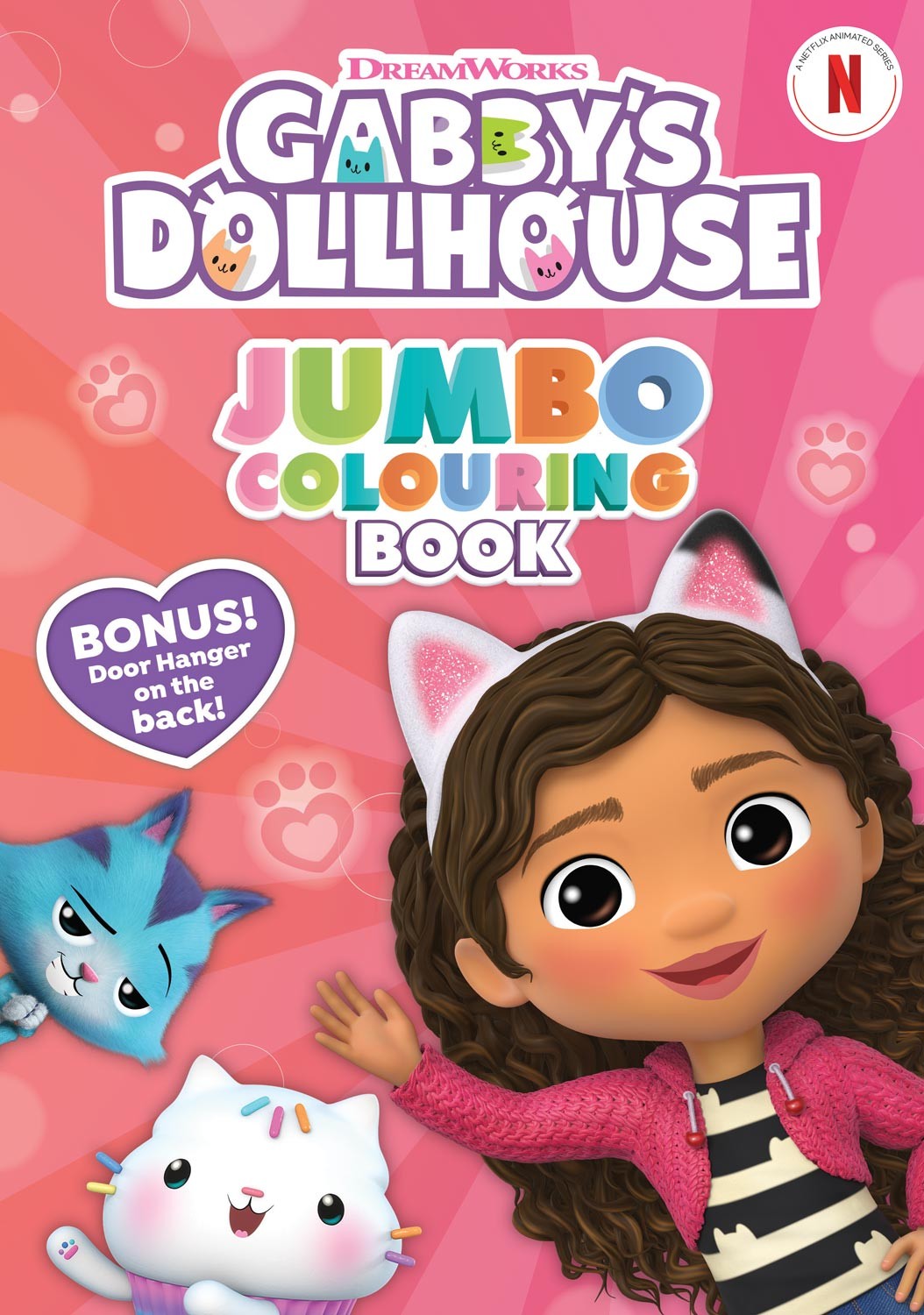 Gabbys Dollhouse Jumbo Colouring Book