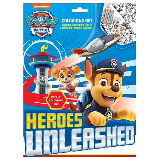 Paw Patrol Colouring Set