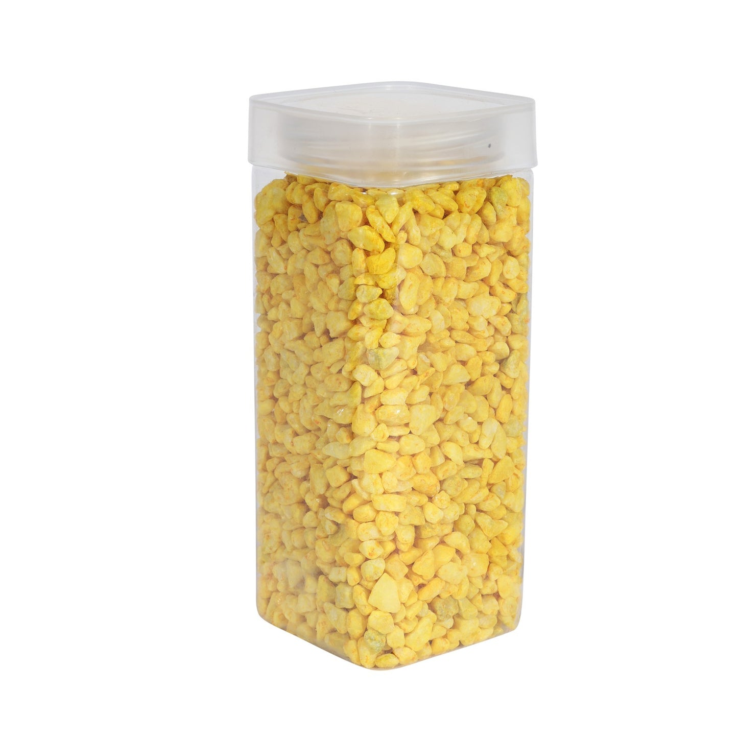 4-6mm Yellow Pebbles in Square Jar (900gr)