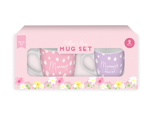 Mothers Day Mummy & Mini Mug Set