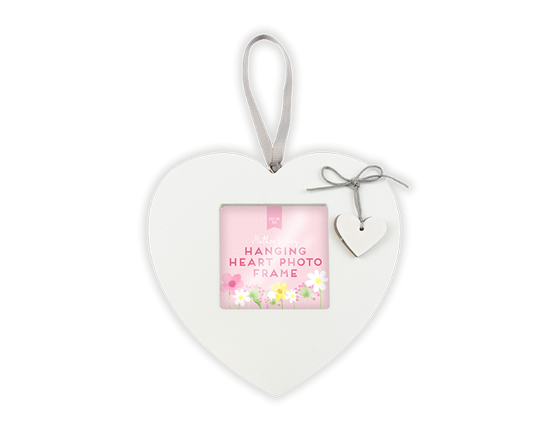 Mothers Day Hanging Heart Photo Frame (15cm)