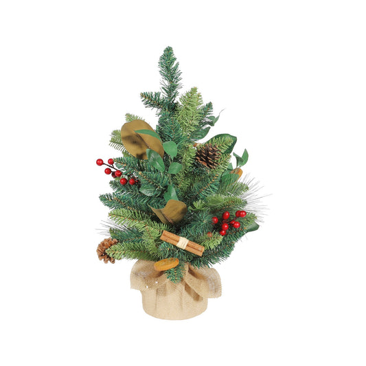 Luxury Christmas Tree with Orange  Cinnamon &amp; Cones (60cm)