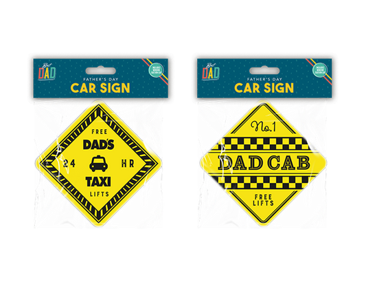 Fathers Day Car Sign