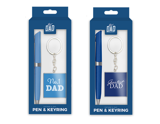 Fathers Day Pen &amp; Keychain Gift Set