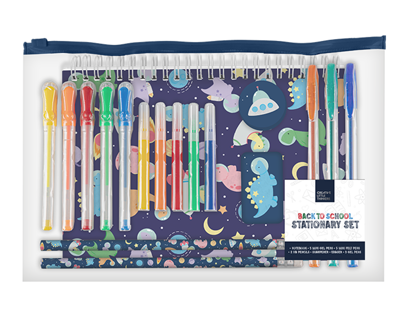 Assorted Boys Stationery Set (18 Piece)