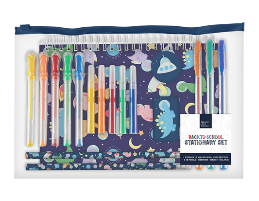 Assorted Boys Stationery Set (18 Piece)